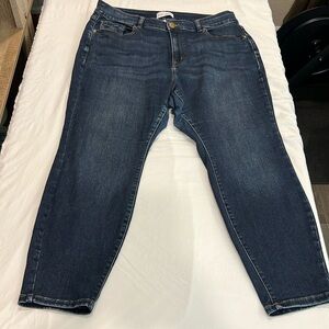 Lane Bryant Women's Deep Indigo Ankle Jeans